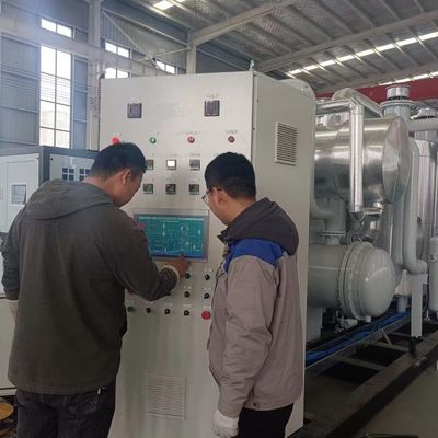 Sistema de purificación de gases de CO2 con monitoreo remoto