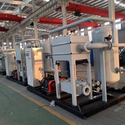 Sistema de recuperación de gas de nitrógeno de alta tasa de reciclaje para bandas de acero inoxidable
