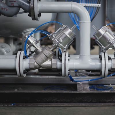 Unidad PSA de nitrógeno con diseño montado sobre patín para almacenamiento en atmósfera modificada