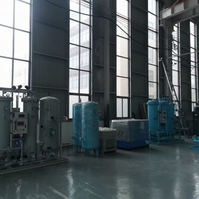 Máquina de generador de oxígeno industrial de diseño montado en patín para estación de llenado