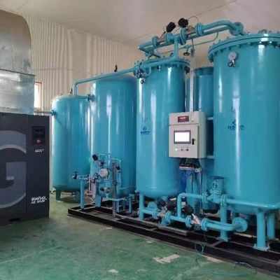 ISO9001 15Nm3 Adsorción por oscilación de presión PSA Plantas de oxígeno Bajo mantenimiento