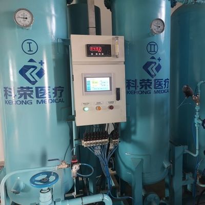 Máquina generadora de O2 PSA totalmente automática con cilindros de llenado