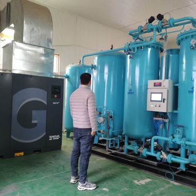 Máquina generadora de O2 PSA totalmente automática con cilindros de llenado