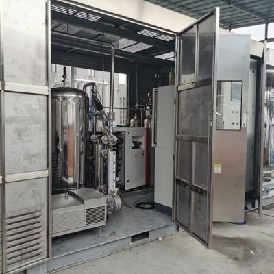 Sistema de recuperación de gas de hidrógeno de 300 Nm3h de acero inoxidable o de acero al carbono