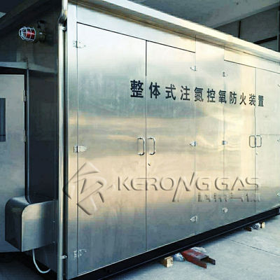 Generador automático de nitrógeno de membrana de deslizamiento para petróleo y gas