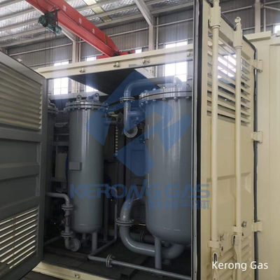 Máquina de generación de gas de nitrógeno de tipo compacto contenedora de ahorro energético