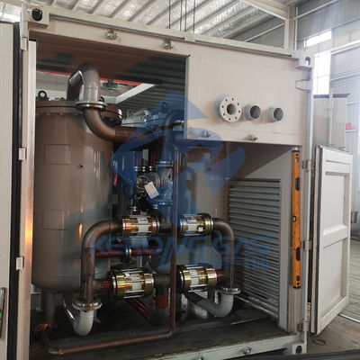 Contenedor de 20 pies, máquina de generación de gas de nitrógeno de 90% de pureza para petróleo y gas.