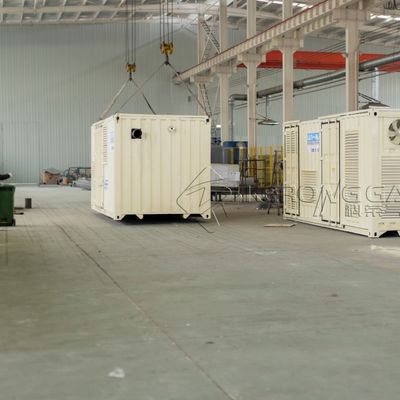 Planta de gas de nitrógeno de alta eficiencia de 220V 50Hz con contenedor ISO