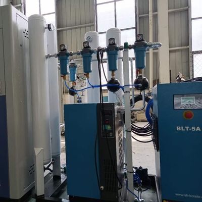 5Nm3h Capacidad de flujo pequeño 220V Voltagem Planta de oxígeno basada en PSA