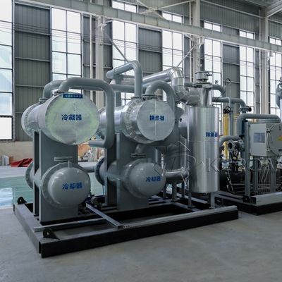 Sistema de recuperación de gas de hidrógeno de diseño montado en patín para láminas laminadas en frío