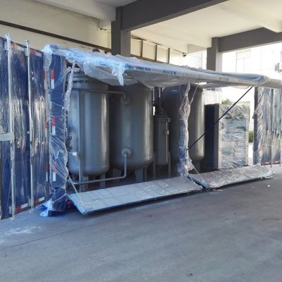 Planta automática de generación de gas de nitrógeno de 20 pies con puertas