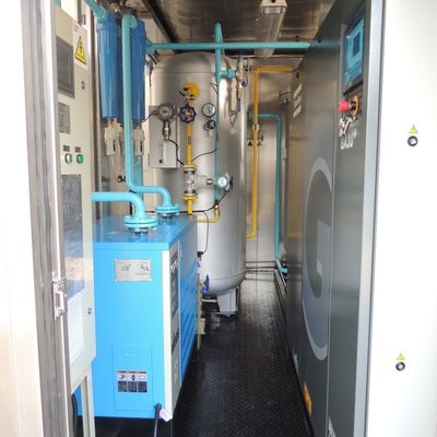 Instalación de generación de gas de nitrógeno para petróleo y gas de tipo contenedor móvil IP65