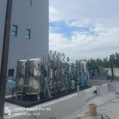 Máquina de recuperación de residuos de gas de reciclaje in situ con gran caudal de 800Nm3/hr