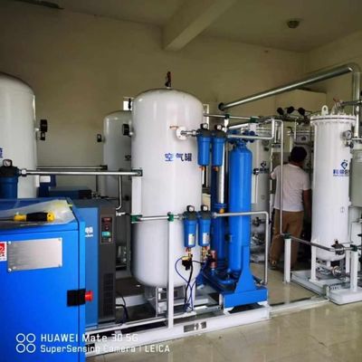 Máquina de separación de oxígeno de aire de alta presión de 150 bar con sistema de respaldo