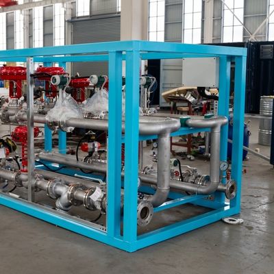Equipo de mezcla de gas de hidrógeno al 75% para la fábrica de hierro y acero con monitor remoto