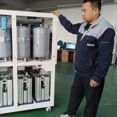 En el sitio de la caja de operación automática Tipo de planta de oxígeno basado en PSA para medicina