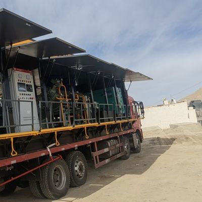 Generador de nitrógeno móvil de separación por membrana con compresor de aire diesel