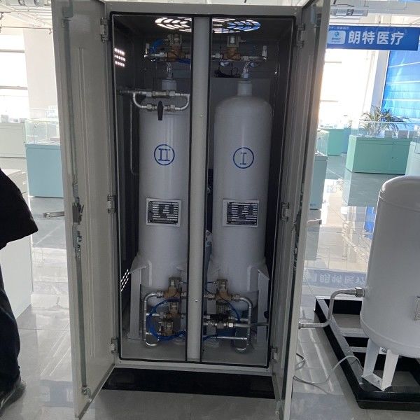 Tipo de contenedor Máquina de fabricación de gas de oxígeno médico con monitor remoto