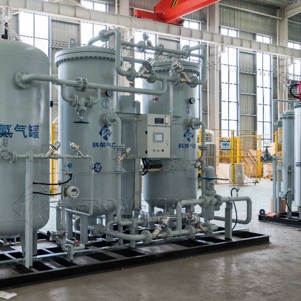 Skid Mounted Design Nitrogen Gas Air Separation Plant For Molybdenum Powder