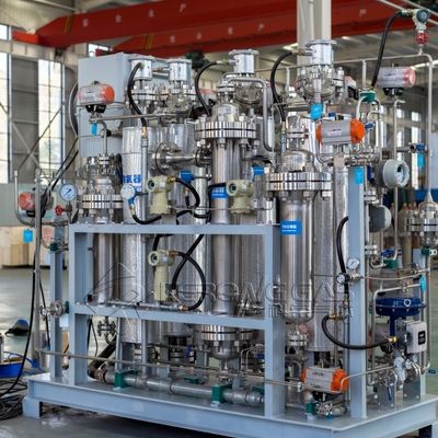 Unidad de purificación de hidrógeno para electrolización de agua