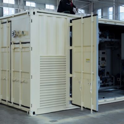 Esta planta de gas de nitrógeno de tipo móvil de operación automática con certificado ASME