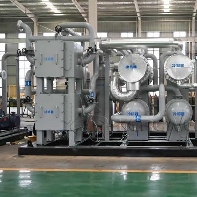 Máquina de secado de gas hidrógeno de alta presión de 25 bar con monitor de seguridad