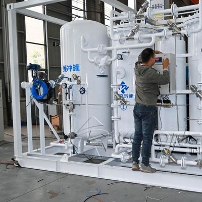 27 barG Presión de trabajo Generador de nitrógeno de material de acero carbono para corte láser