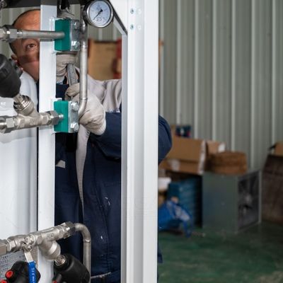 Material de acero inoxidable de hidrógeno y nitrógeno ajustable del 5% al 35% 10000Nm3/h